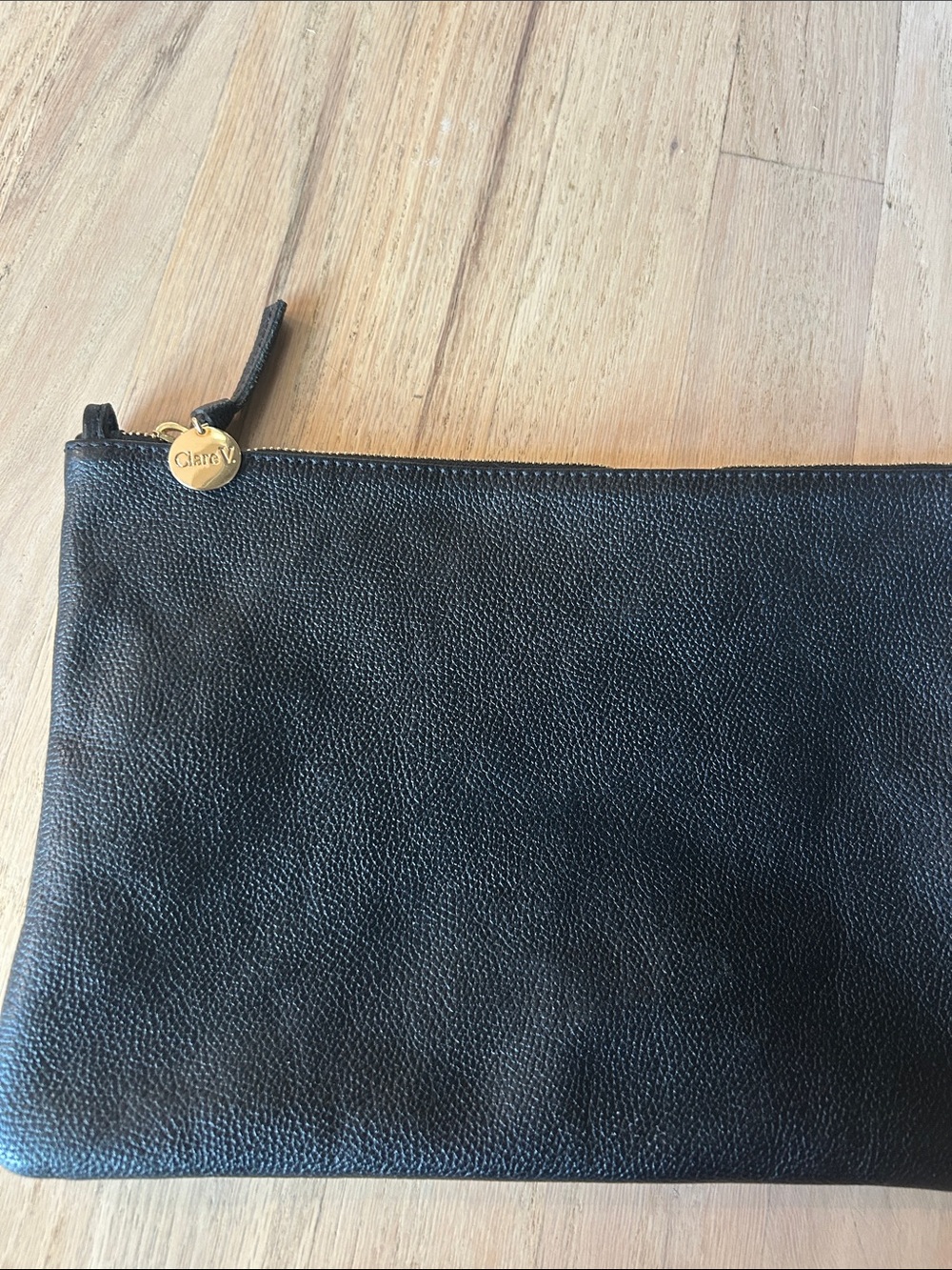 Clare V — Flat Clutch W/ Tabs — Petit Caviar - Picture 8 of 15